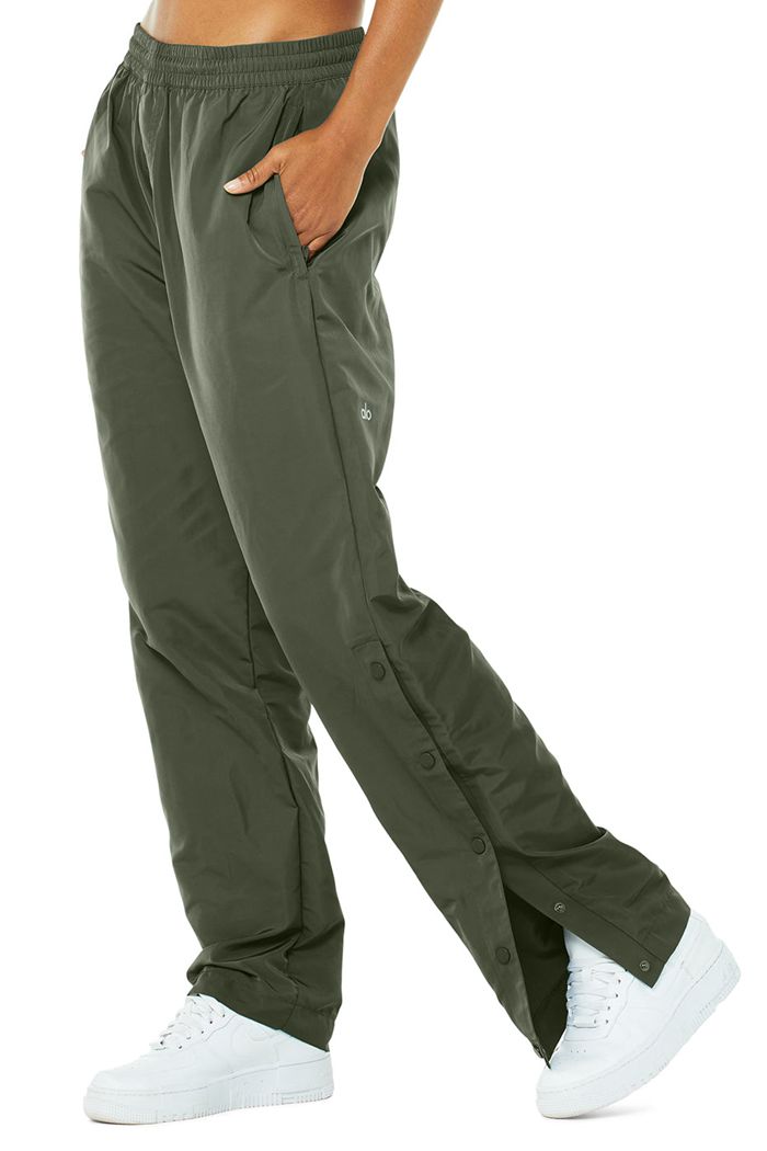 Pantalones Alo Yoga Legend Snap Mujer Verdes Oscuro | 560723IEN