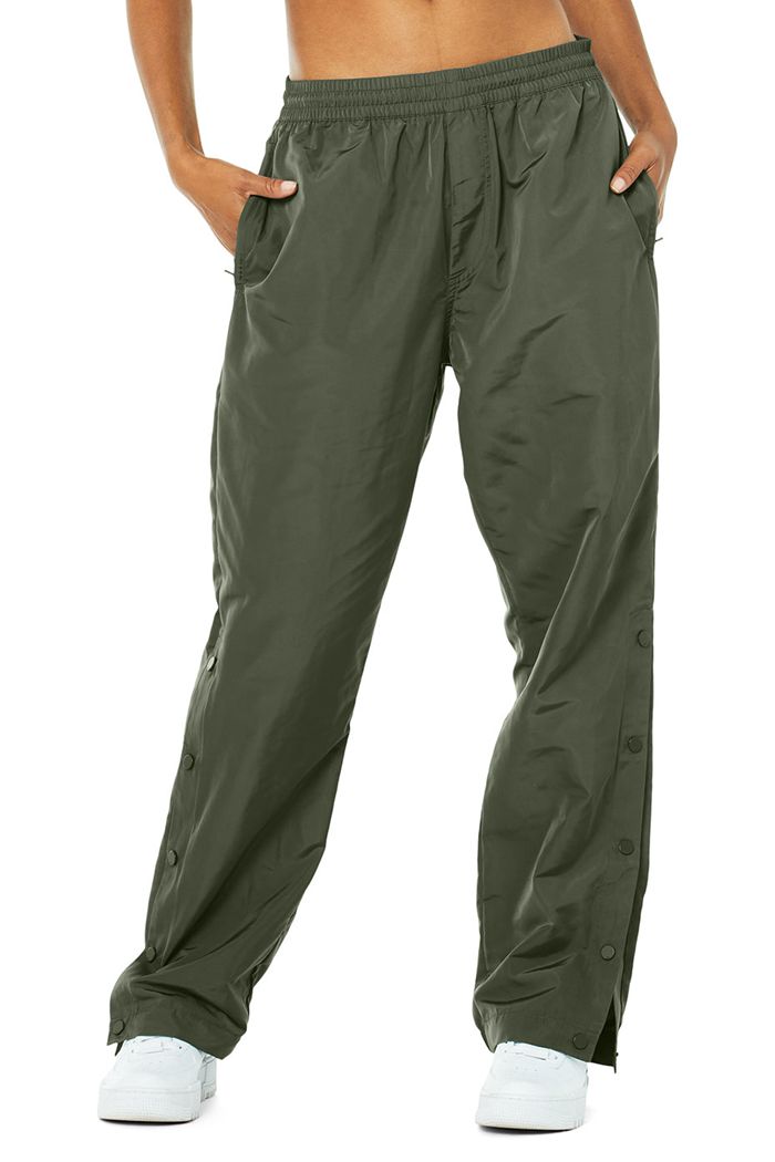 Pantalones Alo Yoga Legend Snap Mujer Verdes Oscuro | 560723IEN