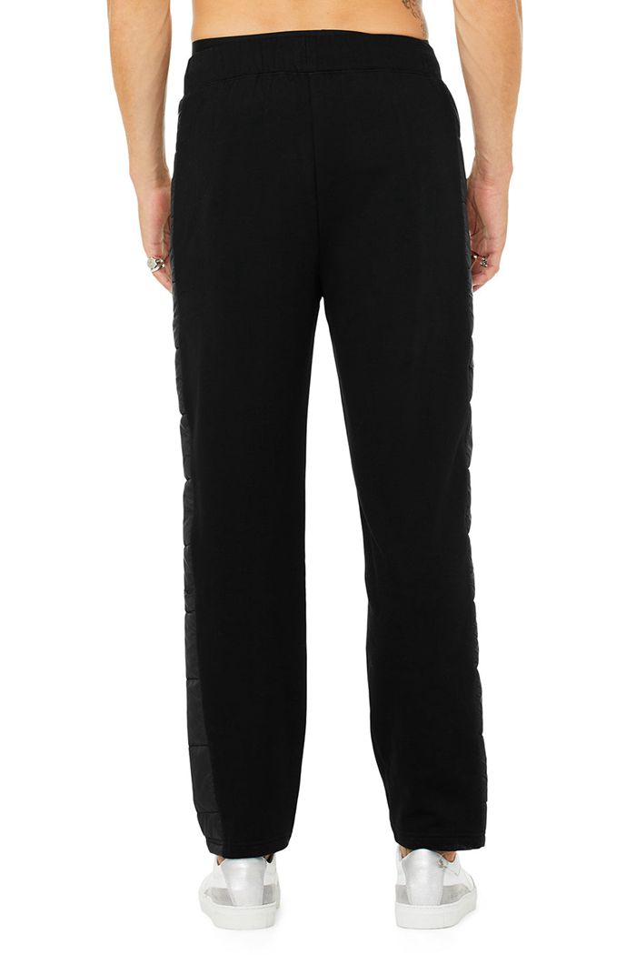 Pantalones Alo Yoga Mash Up Sweat Hombre Negros | 980263DRS