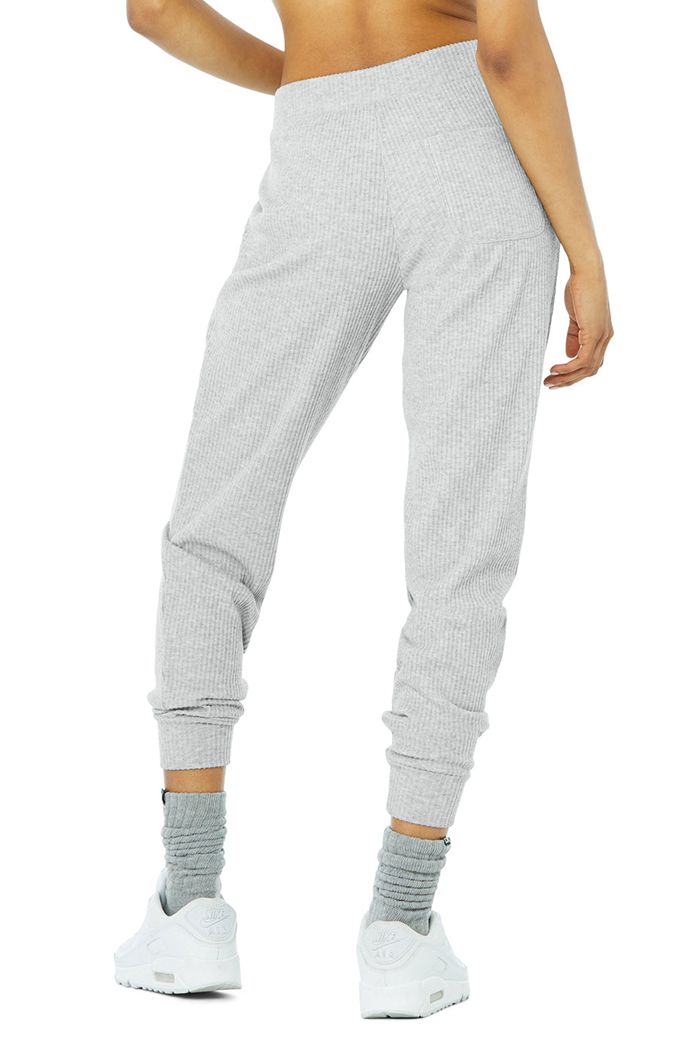 Pantalones Alo Yoga Muse Sweat Mujer Grises | 681350OWI