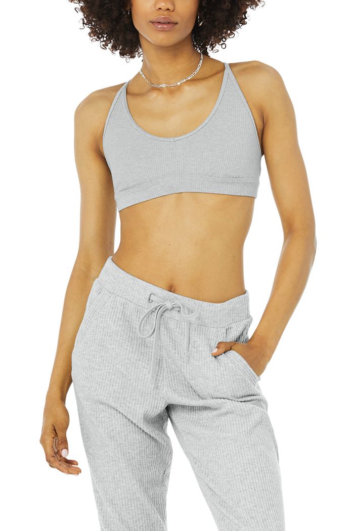 Pantalones Alo Yoga Muse Sweat Mujer Grises | 681350OWI