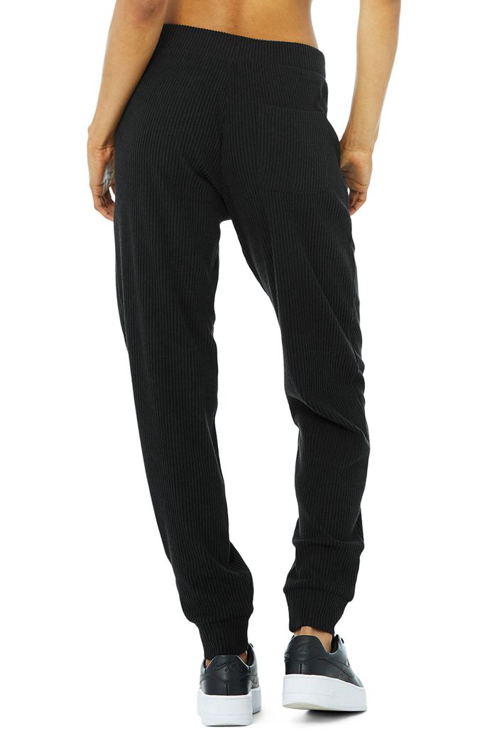 Pantalones Alo Yoga Muse Sweat Mujer Negros | 912850VFW