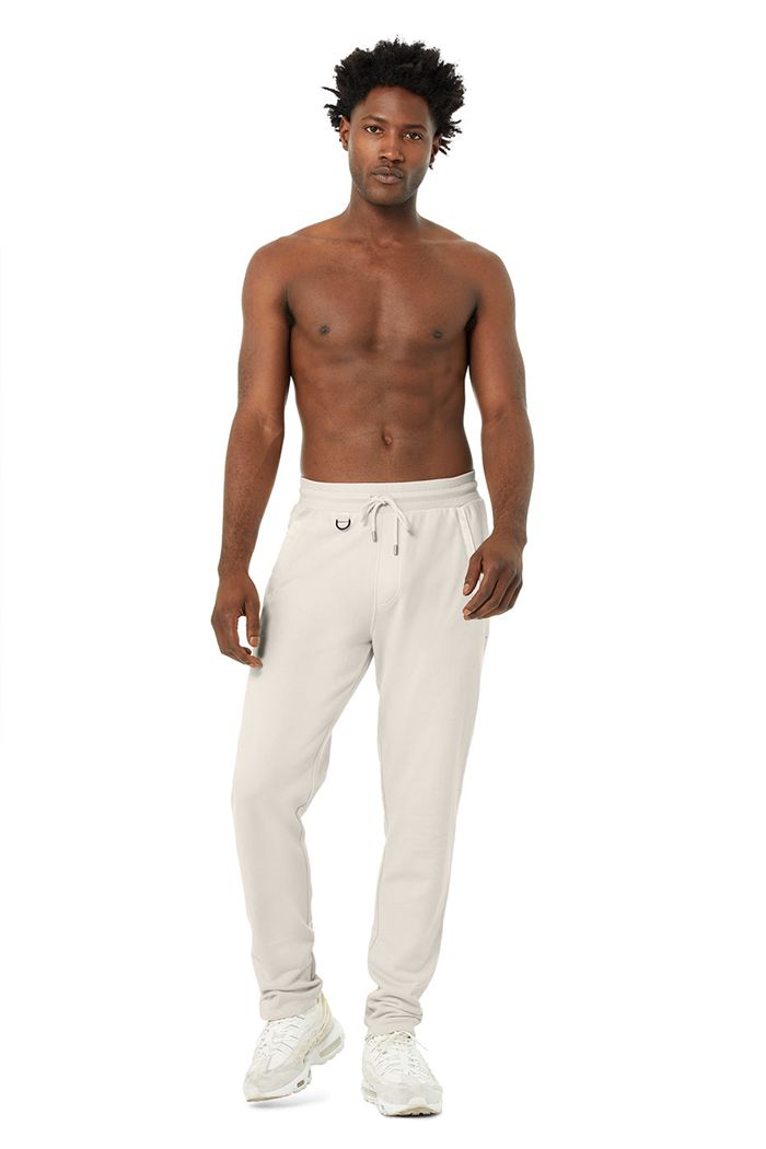 Pantalones Alo Yoga Nomadic Sweat Hombre Beige | 315206OWQ