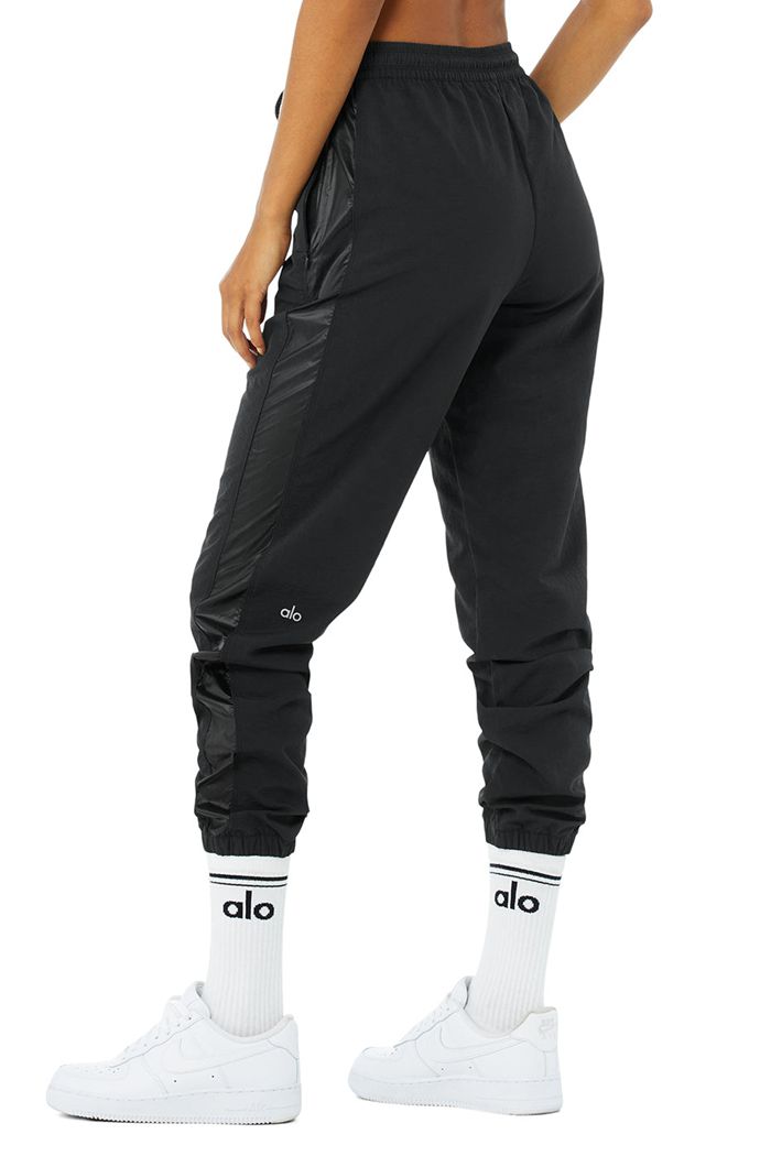 Pantalones Alo Yoga Remix Mujer Negros | 694853AOF