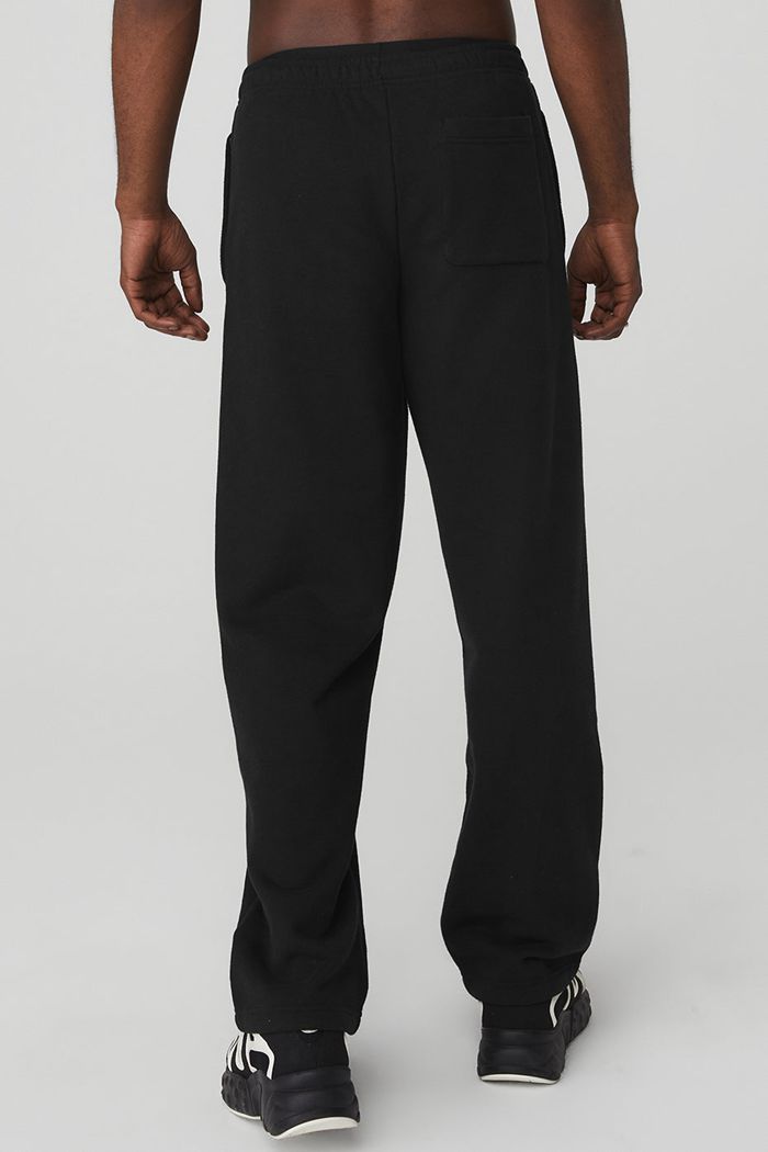 Pantalones Alo Yoga Renown Sweat Hombre Negros | 251796QPE