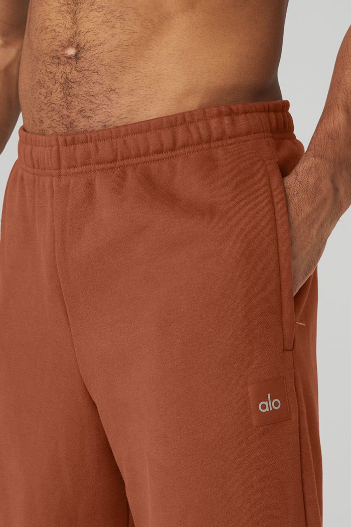 Pantalones Alo Yoga Renown Sweat Hombre Rojos | 416203NAE