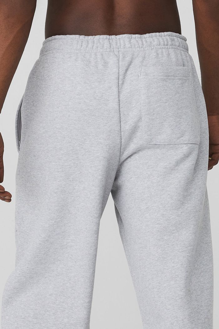 Pantalones Alo Yoga Renown Sweat Hombre Grises | 493607IUS