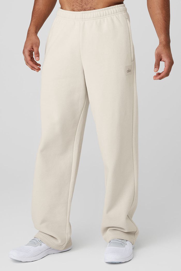 Pantalones Alo Yoga Renown Sweat Hombre Beige | 726059JPU