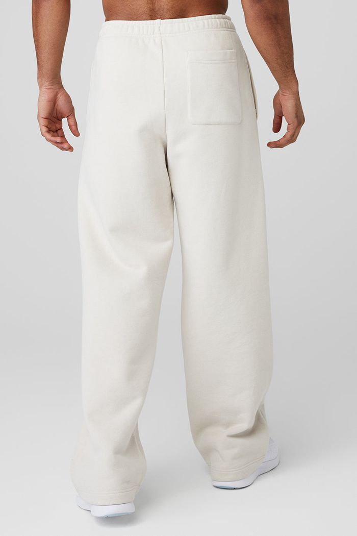 Pantalones Alo Yoga Renown Sweat Hombre Beige | 726059JPU