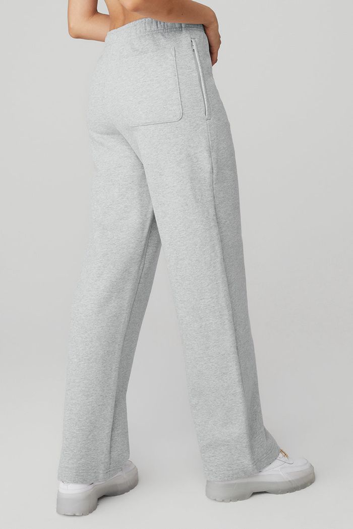 Pantalones Alo Yoga Renown Sweat Mujer Grises | 069875CYO