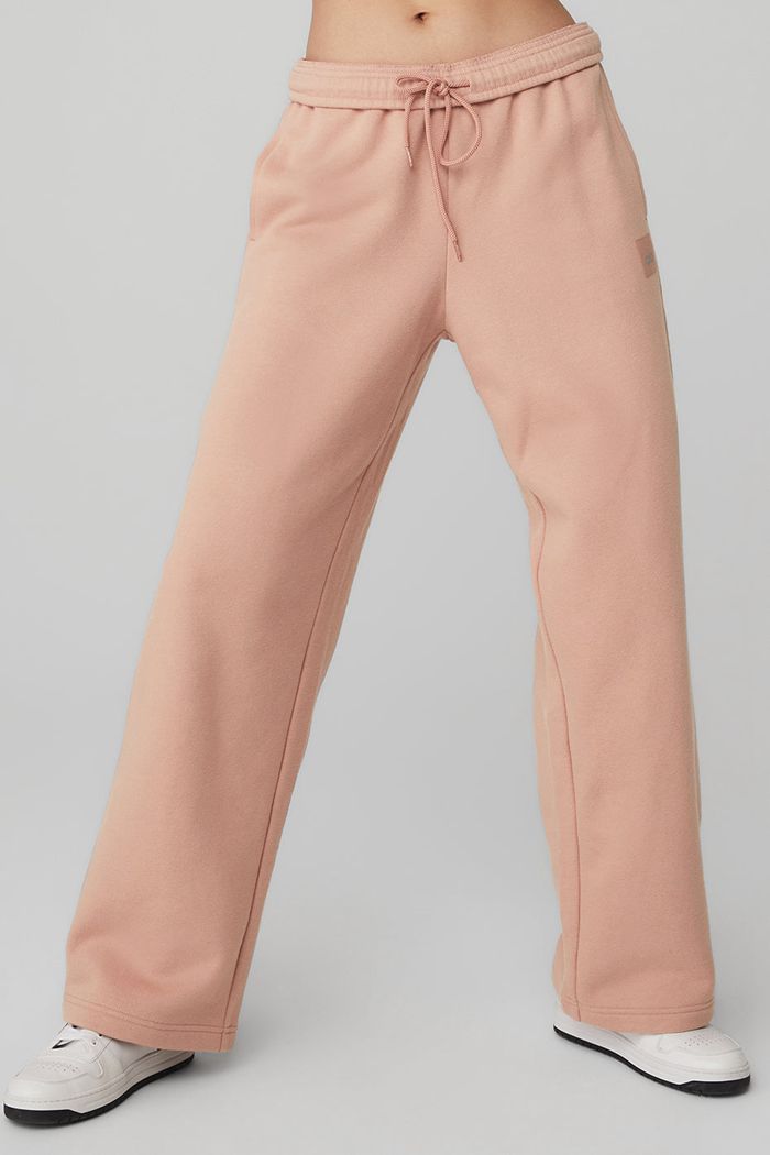 Pantalones Alo Yoga Renown Sweat Mujer Rosas | 192806GSL