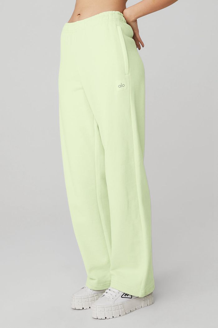 Pantalones Alo Yoga Renown Sweat Mujer Verdes | 147603MOX