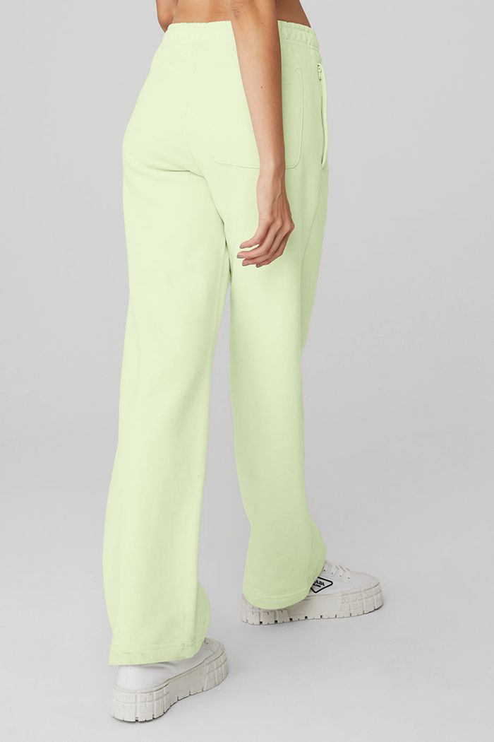 Pantalones Alo Yoga Renown Sweat Mujer Verdes | 147603MOX