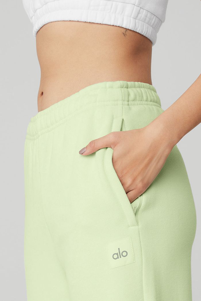 Pantalones Alo Yoga Renown Sweat Mujer Verdes | 147603MOX