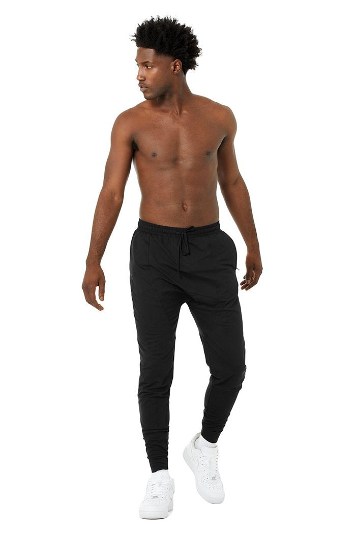 Pantalones Alo Yoga Revitalize Hombre Negros | 907354XMZ