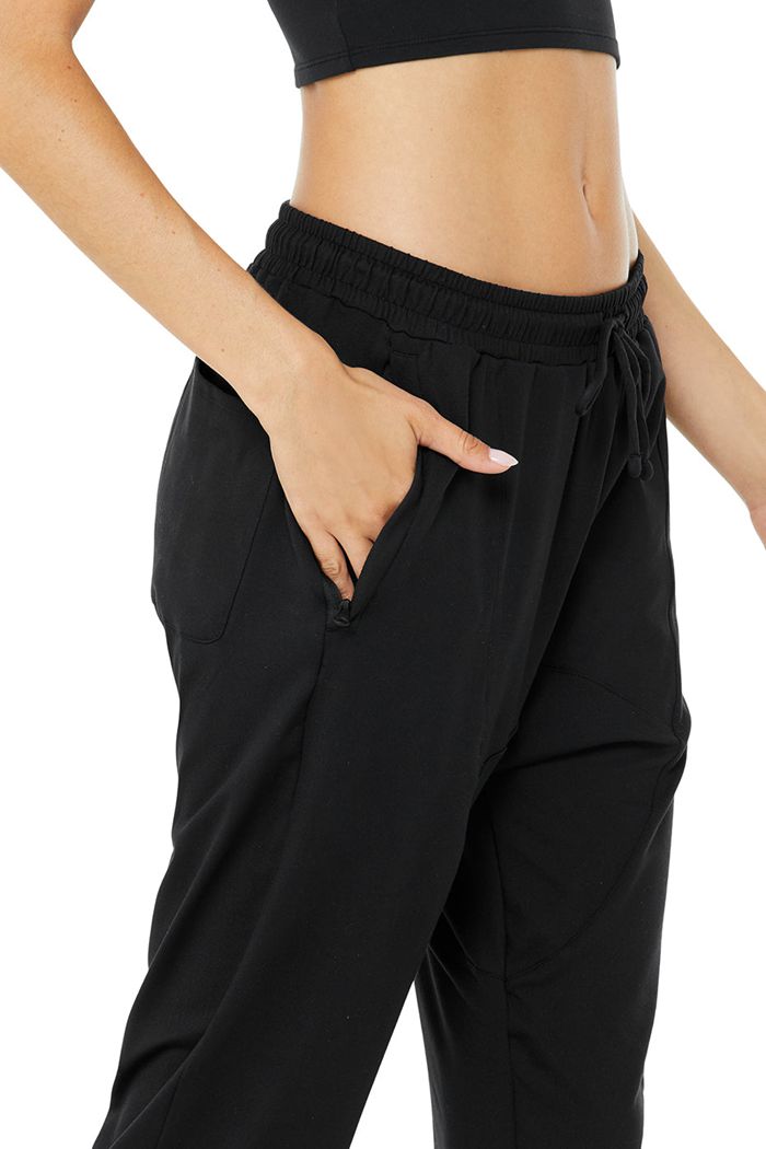 Pantalones Alo Yoga Revitalize Mujer Negros | 420536AGJ