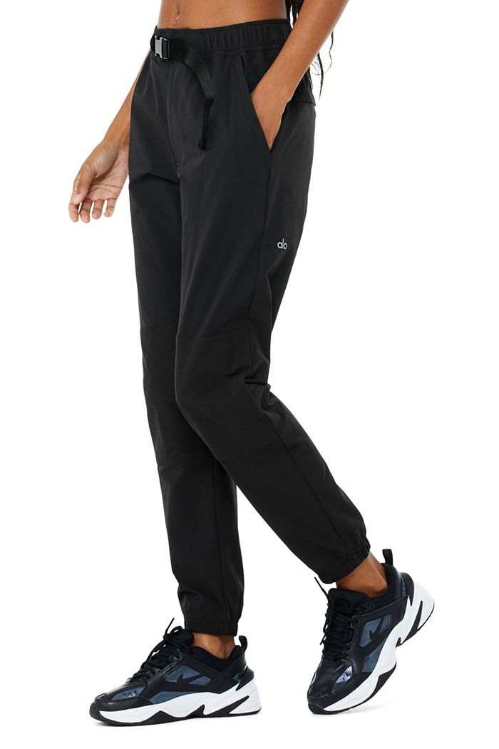 Pantalones Alo Yoga Talus Tech Mujer Negros | 098136VTR