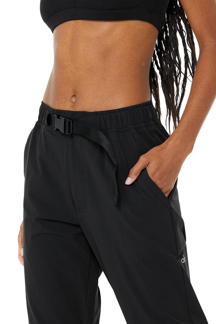 Pantalones Alo Yoga Talus Tech Mujer Negros | 098136VTR