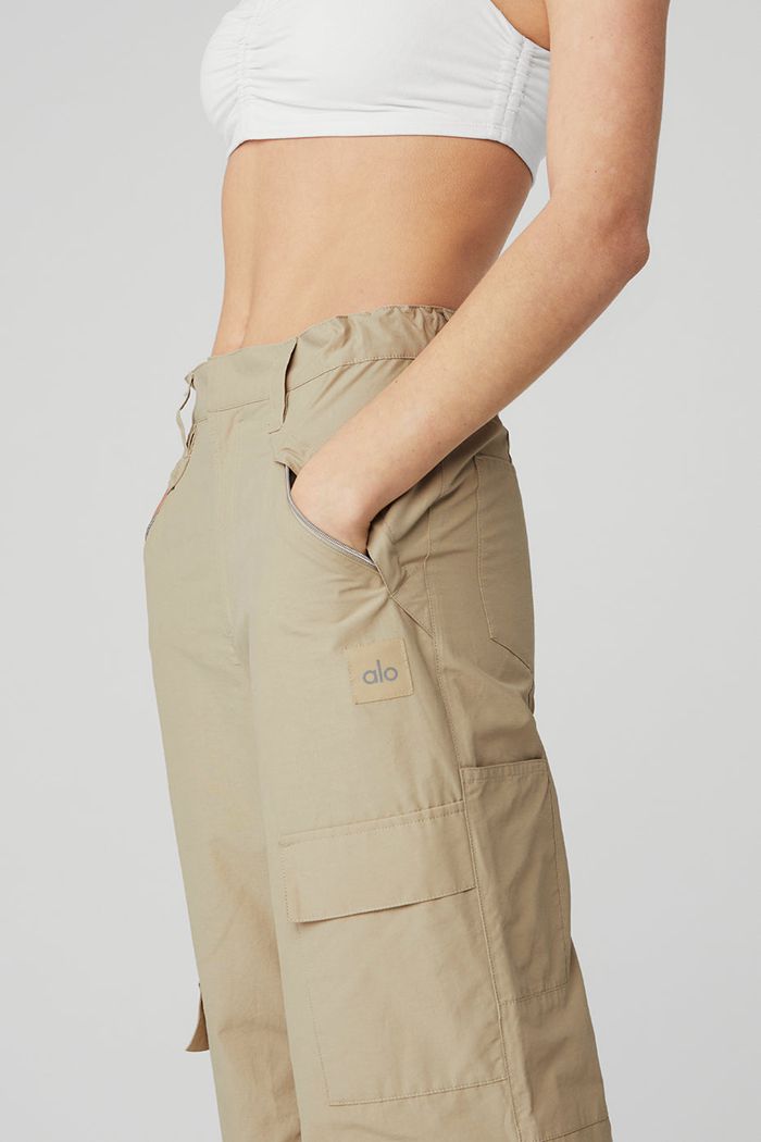 Pantalones Alo Yoga The Edge Mujer Marrom | 125409WRH