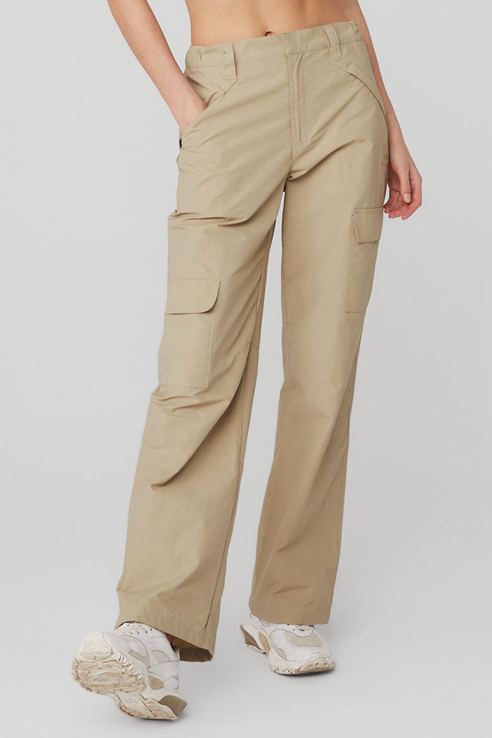 Pantalones Alo Yoga The Edge Mujer Marrom | 125409WRH