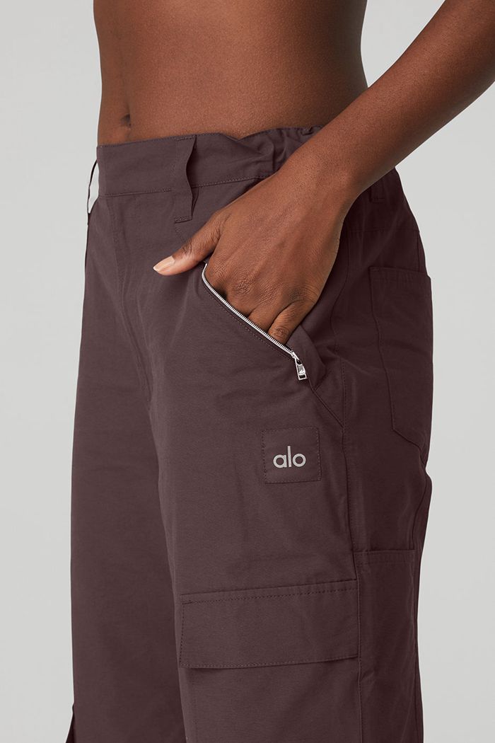 Pantalones Alo Yoga The Edge Mujer Negros | 142970HVB