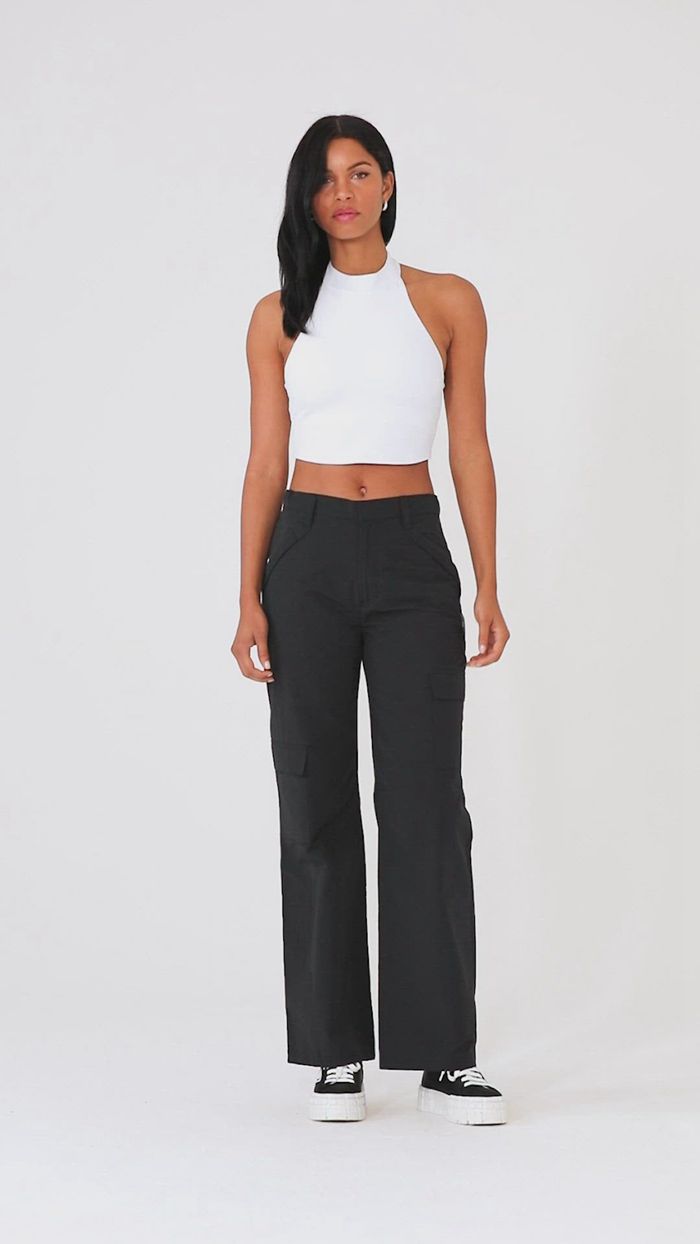 Pantalones Alo Yoga The Edge Mujer Negros | 142970HVB