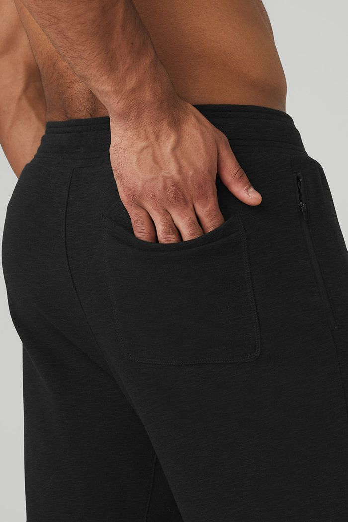 Pantalones Alo Yoga The Qualifier Hombre Negros | 208169ZAT