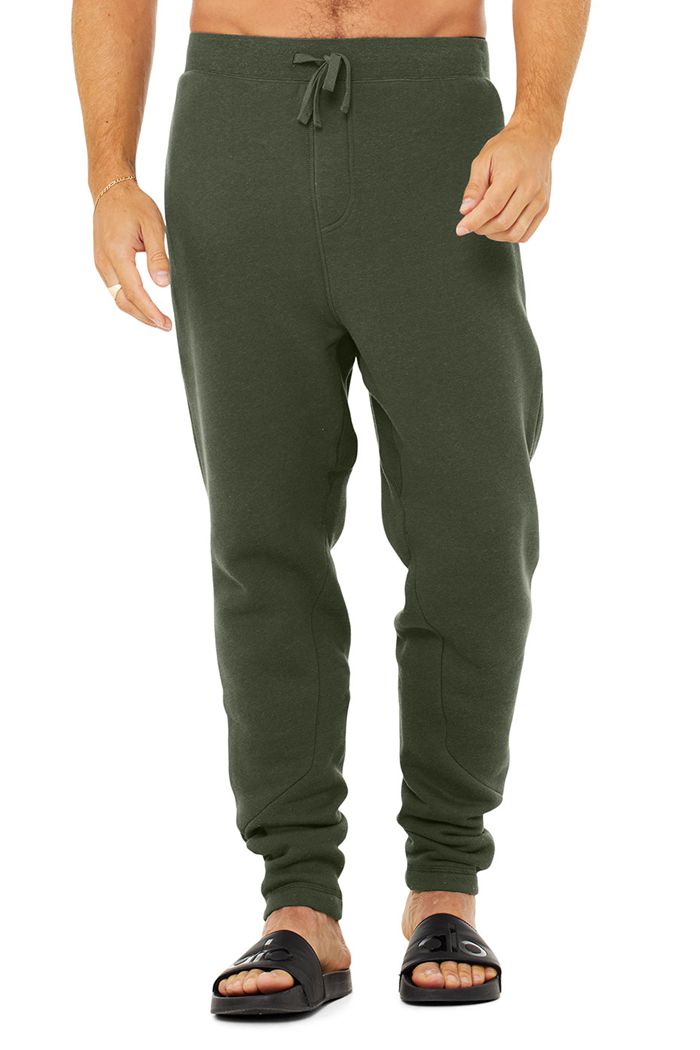 Pantalones Alo Yoga The Triumph Sweat Hombre Verdes Oscuro | 083695SVU