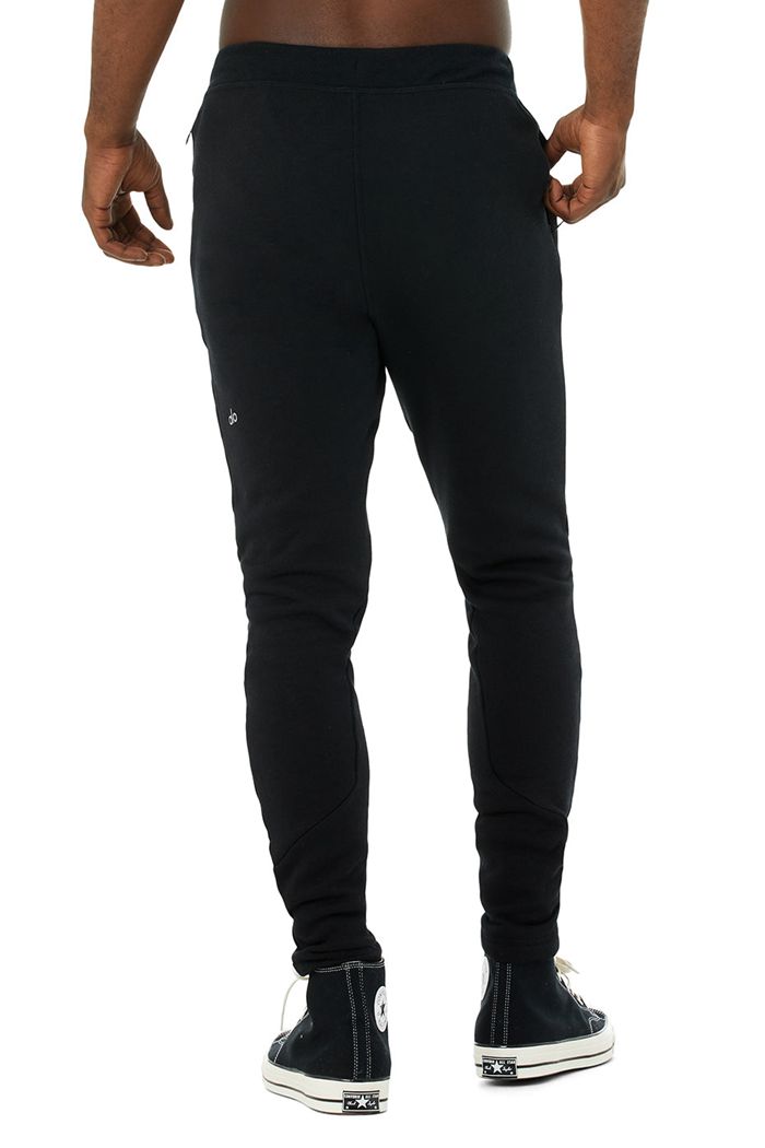 Pantalones Alo Yoga The Triumph Sweat Hombre Negros | 457601NGM