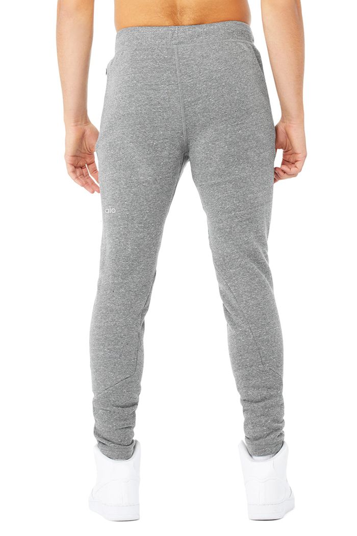 Pantalones Alo Yoga The Triumph Sweat Hombre Grises | 580129QHW