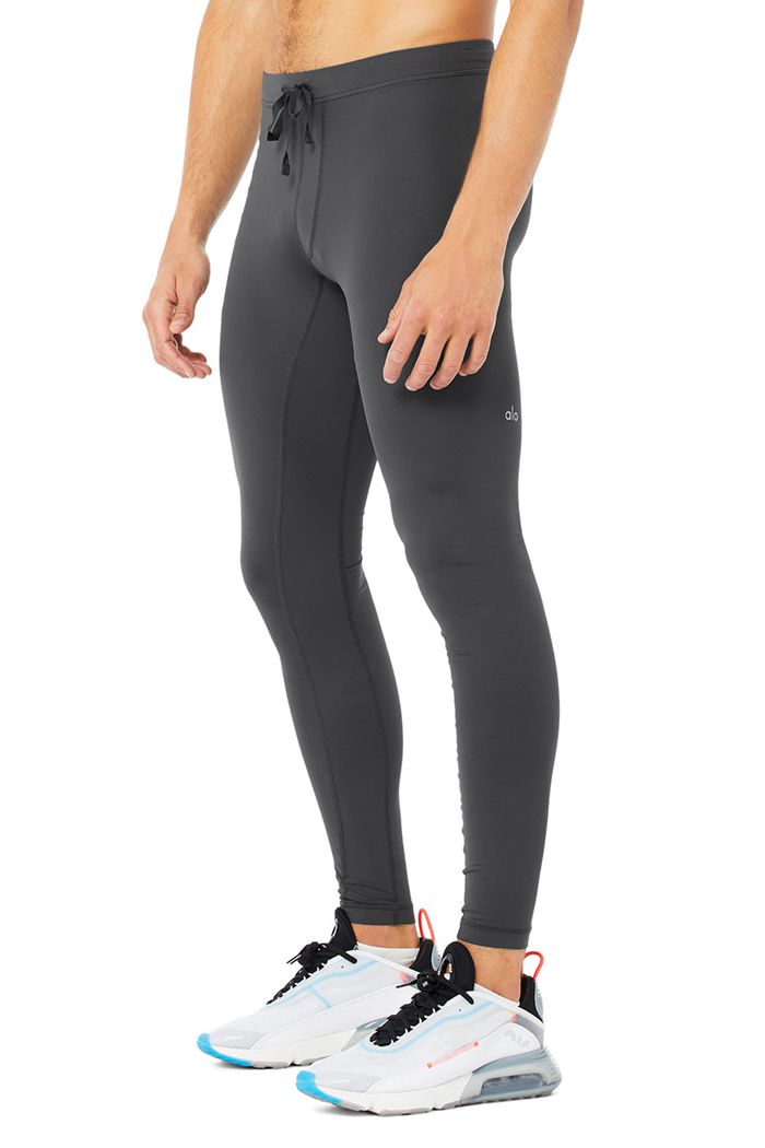 Pantalones Alo Yoga Warrior Compression Hombre Grises | 809751TAF