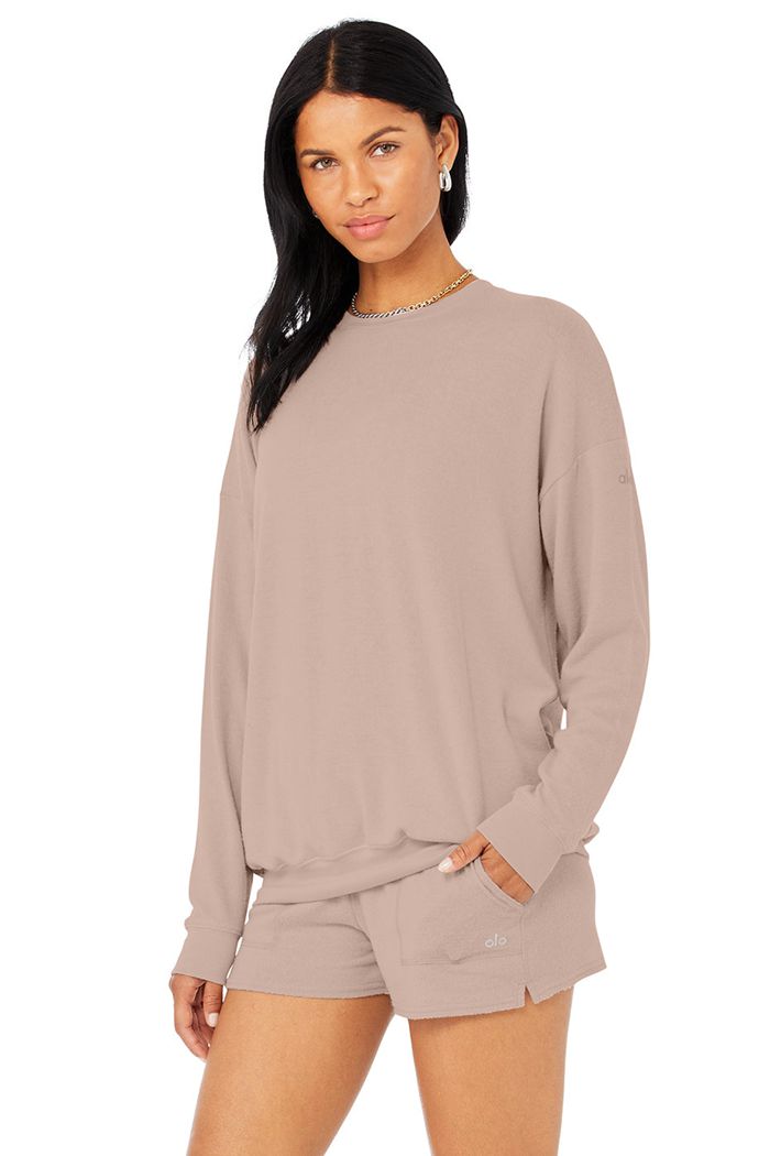 Pullover Alo Yoga Soho Mujer Rosas | 375290QIX