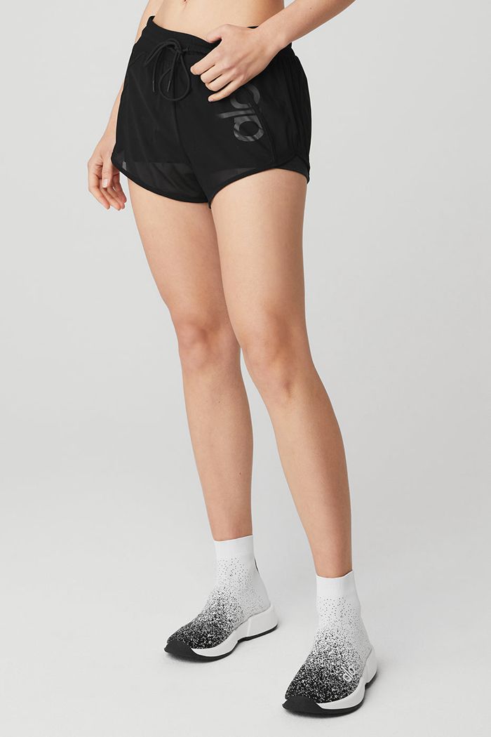 Short Alo Yoga Ambience Mujer Negros | 592706JPE