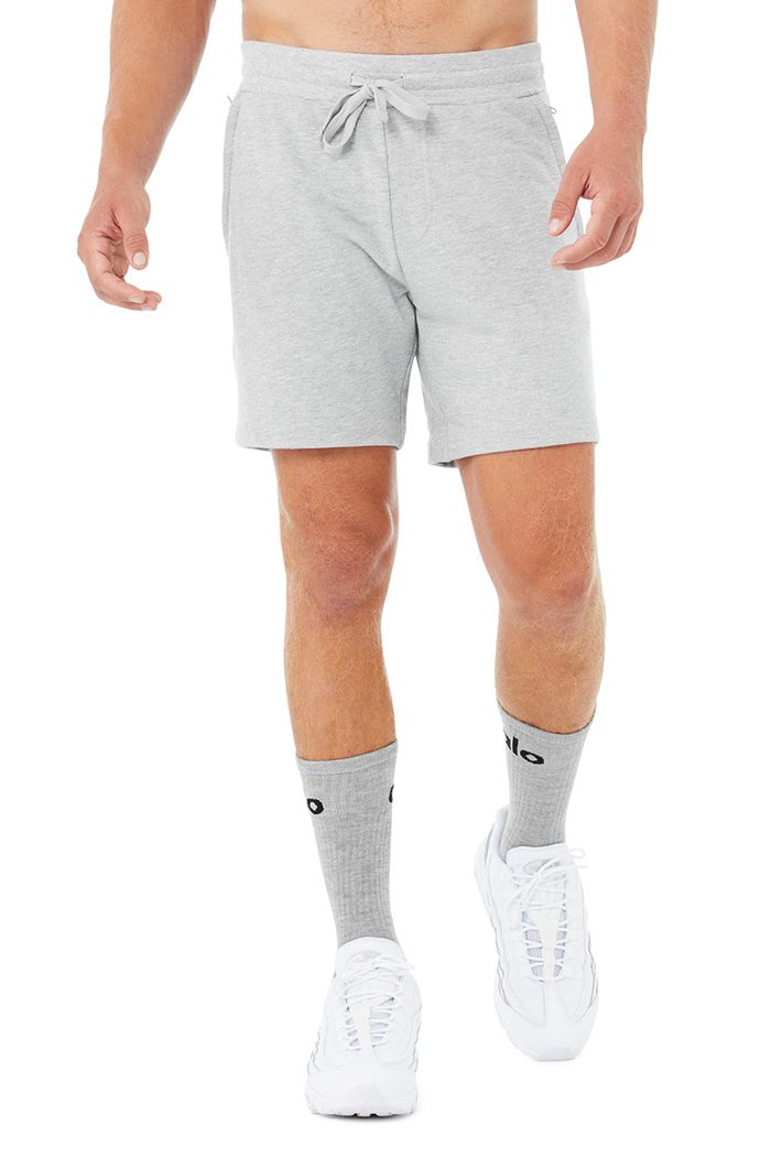 Short Alo Yoga Chill Hombre Grises | 069173KLU