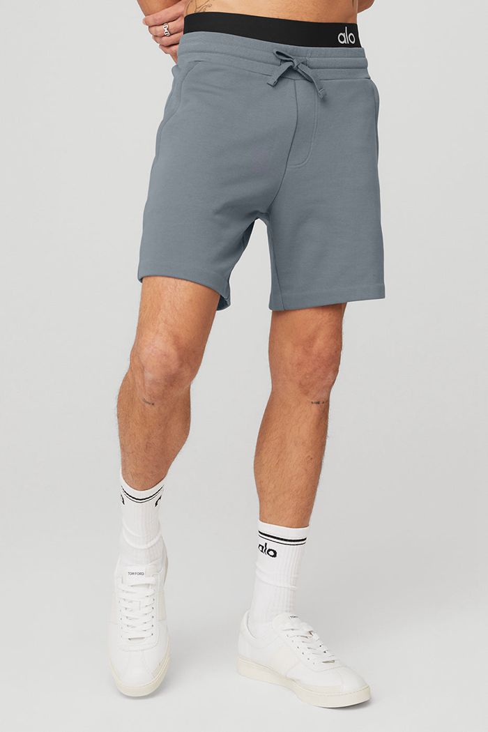 Short Alo Yoga Chill Hombre Grises | 163958WKP