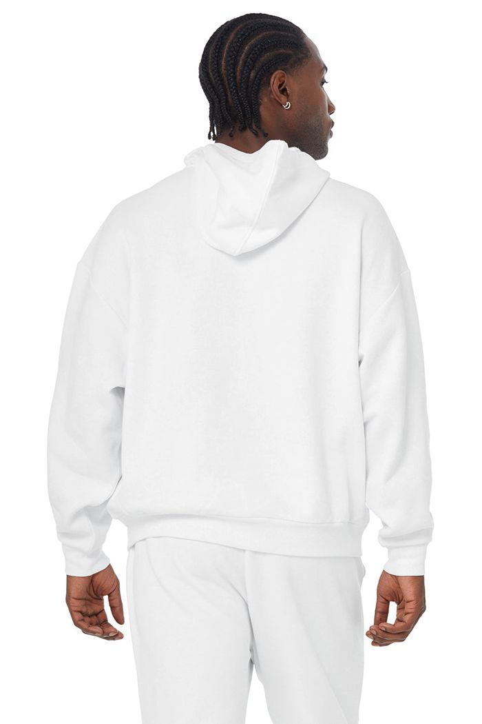 Sudadera Con Capucha Alo Yoga Accolade Hombre Blancos | 562390BGF