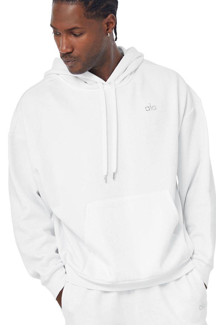 Sudadera Con Capucha Alo Yoga Accolade Hombre Blancos | 562390BGF