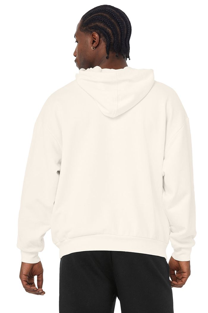 Sudadera Con Capucha Alo Yoga Accolade Hombre Blancos | 587410PNM