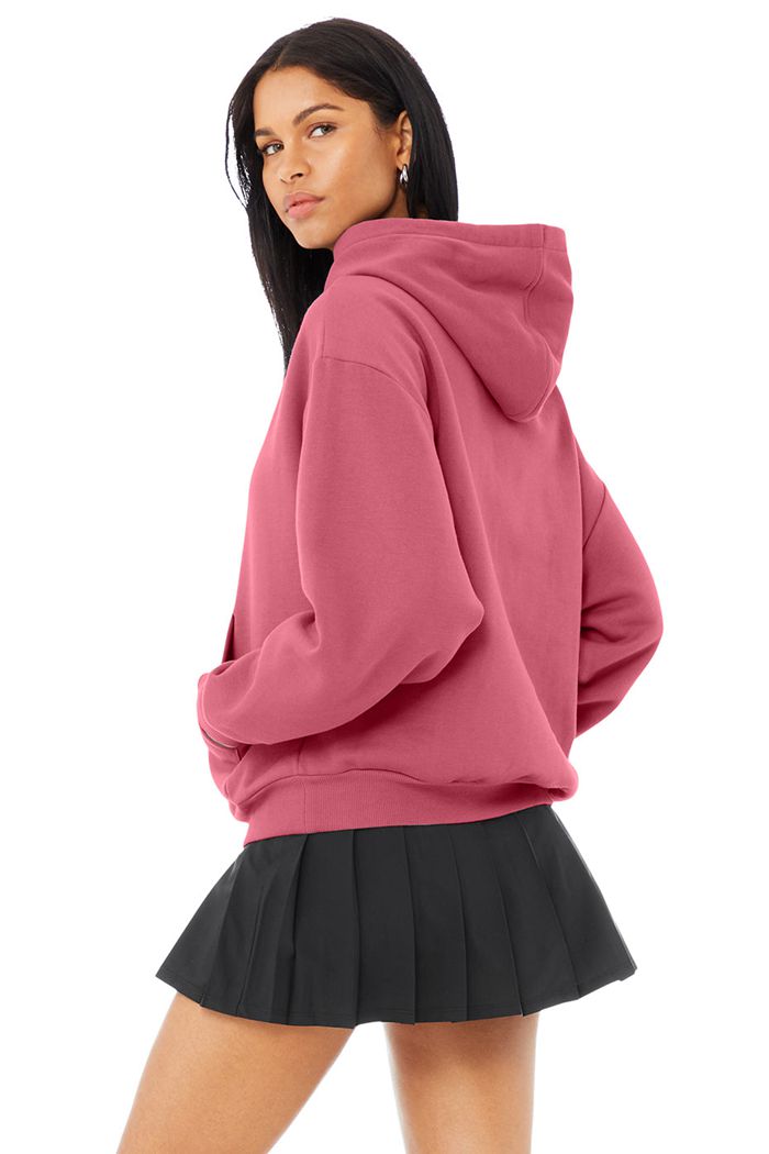 Sudadera Con Capucha Alo Yoga Accolade Mujer Morados | 802965EDH