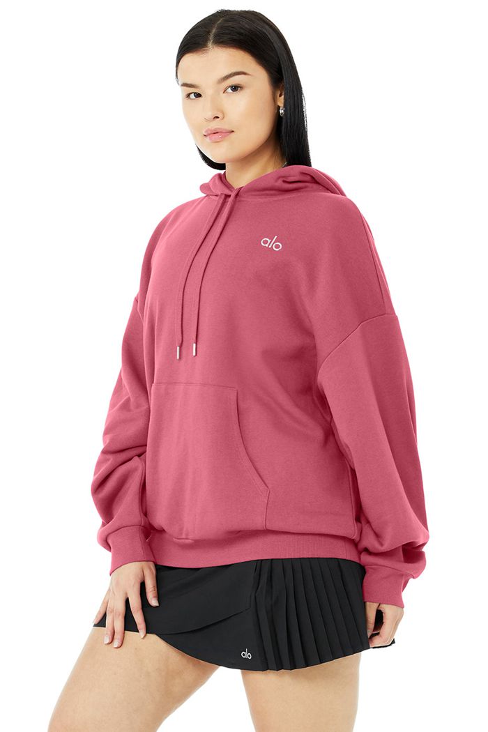 Sudadera Con Capucha Alo Yoga Accolade Mujer Morados | 802965EDH