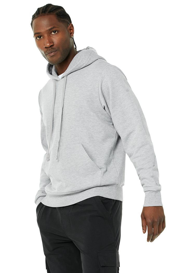 Sudadera Con Capucha Alo Yoga Caliber Hombre Grises | 318976FVT