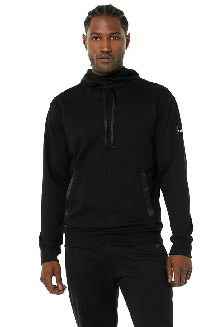 Sudadera Con Capucha Alo Yoga Highline Hombre Negros | 625740WBK