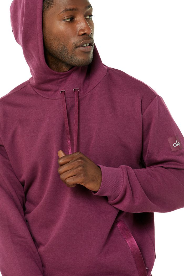 Sudadera Con Capucha Alo Yoga Highline Hombre Rojos | 864397OBN