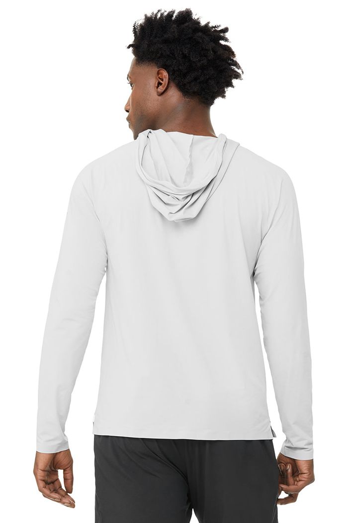 Sudadera Con Capucha Alo Yoga Idol Encapuchado Runner Hombre Blancos | 305614ATZ