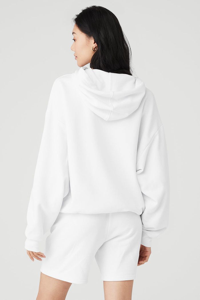 Sudadera Con Capucha Alo Yoga Pride Accolade Mujer Blancos | 397561NYX