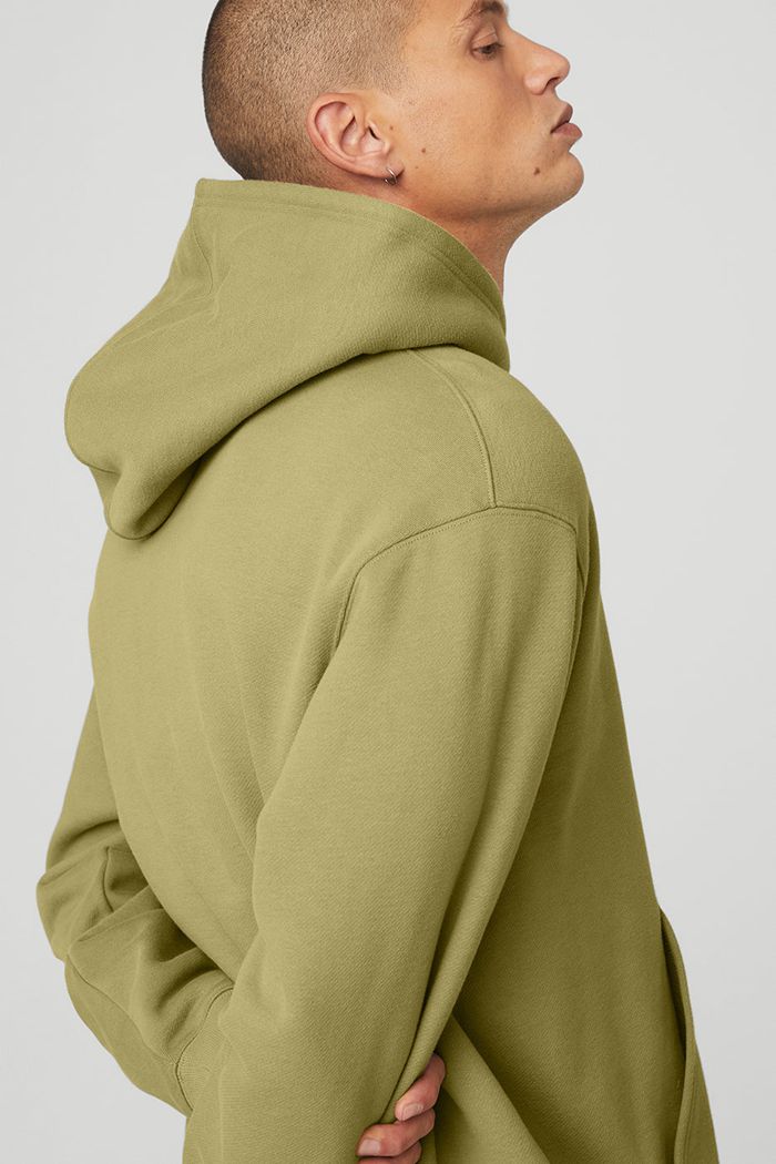 Sudadera Con Capucha Alo Yoga Renown Hombre Verdes | 578402LOT