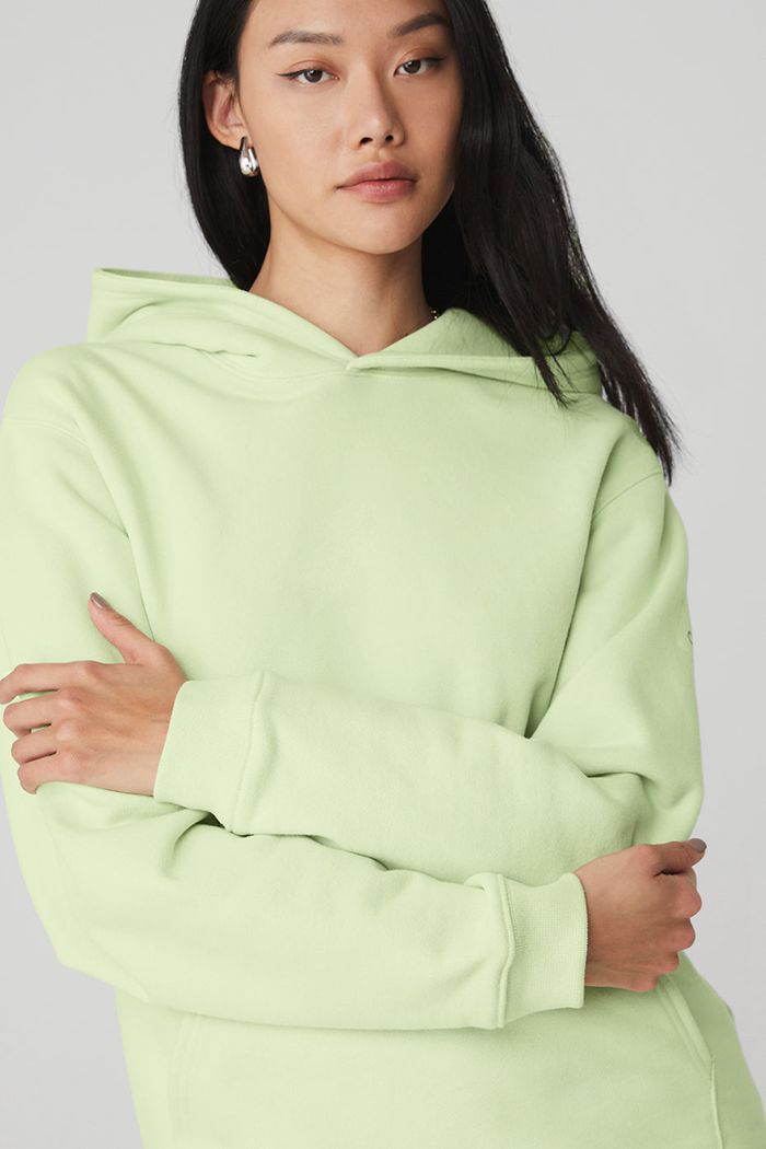 Sudadera Con Capucha Alo Yoga Renown Mujer Verdes | 067598IHK