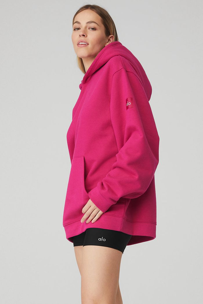 Sudadera Con Capucha Alo Yoga Renown Mujer Rojos | 124703NFS