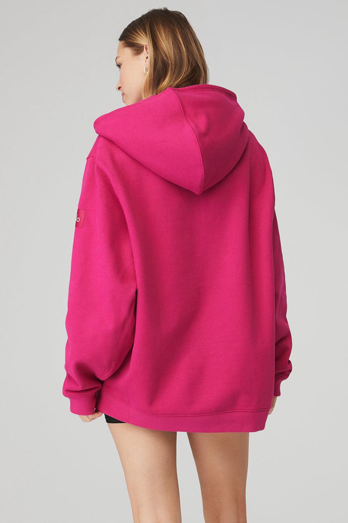 Sudadera Con Capucha Alo Yoga Renown Mujer Rojos | 124703NFS