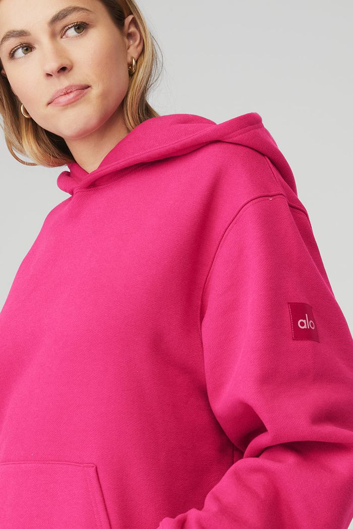 Sudadera Con Capucha Alo Yoga Renown Mujer Rojos | 124703NFS